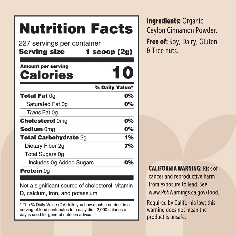 Micro Ingredients Organic Ceylon Cinnamon Powder