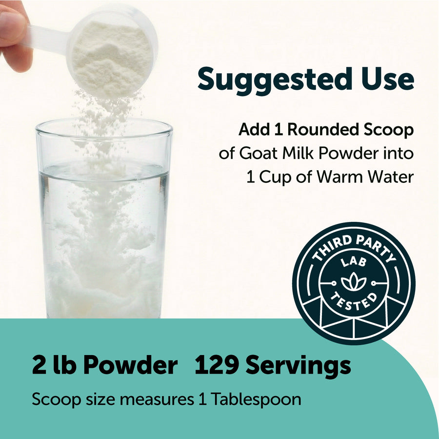 Micro Ingredients Goat Milk Powder, Rich in Protein, Calcium, & Probiotics