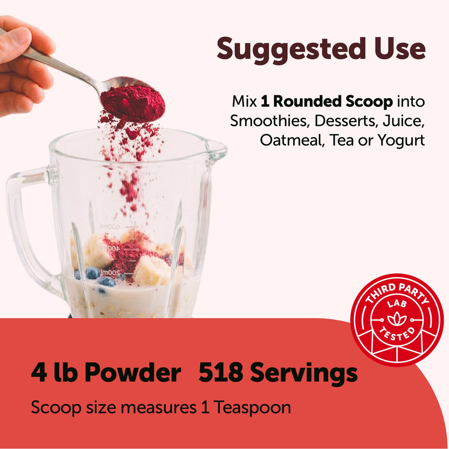 Micro Ingredients Organic Beet Root Powder-4lb