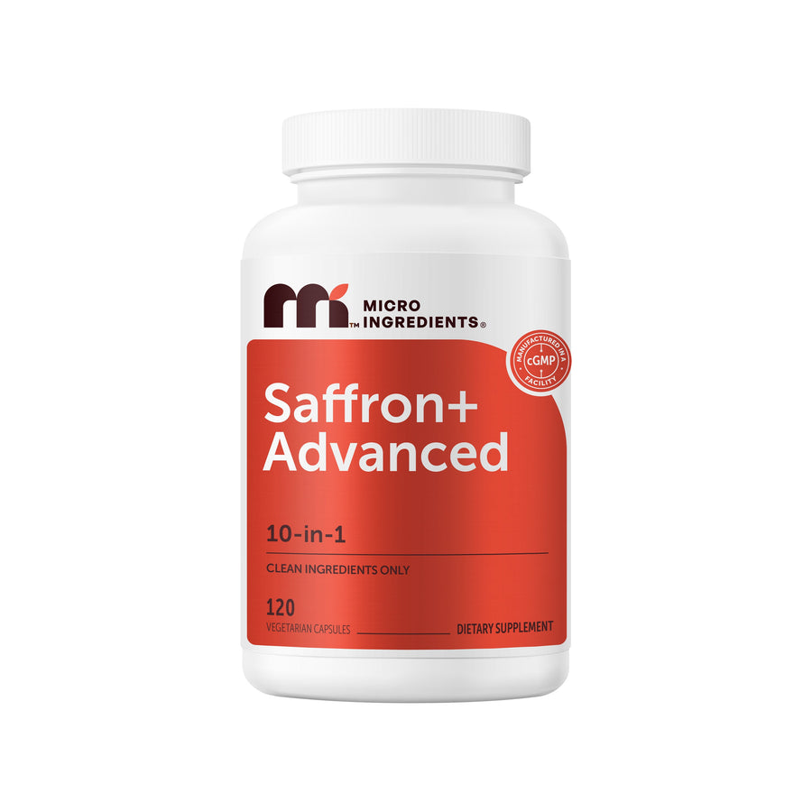 Micro Ingredients Saffron+ Advanced Supplements Veggie Capsules