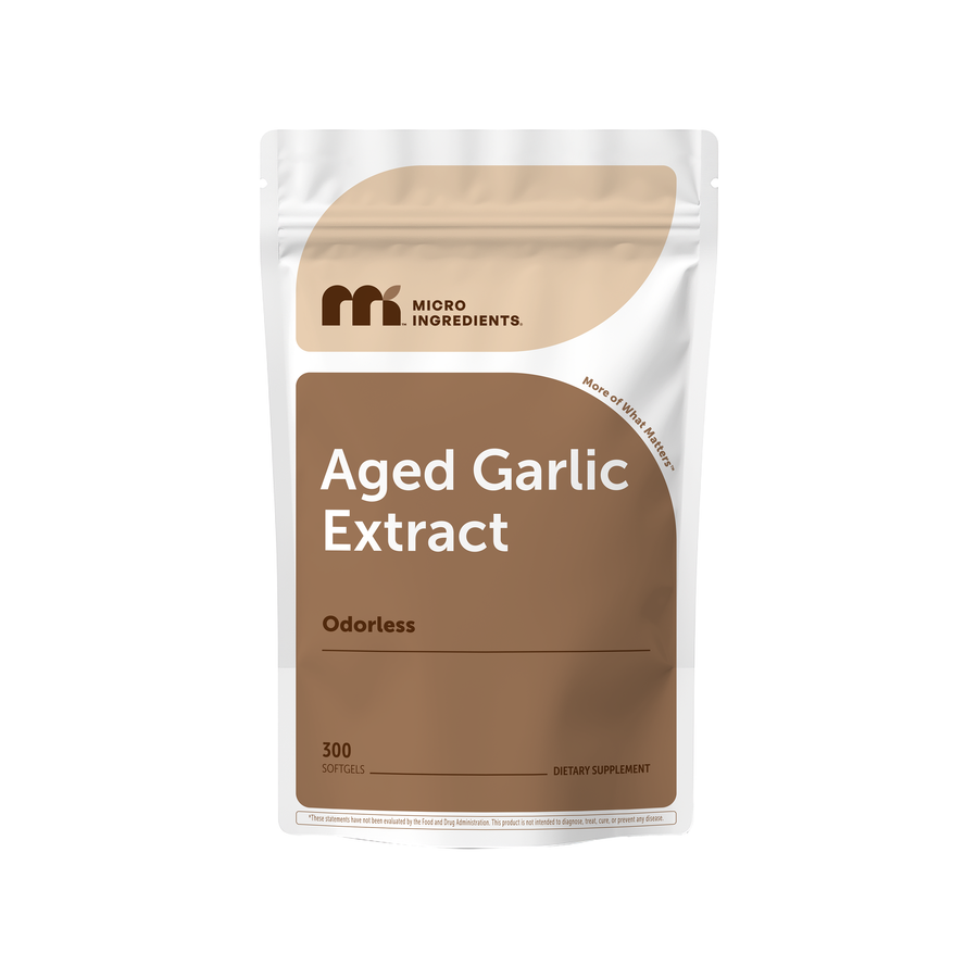 Micro Ingredients Odorless Aged Garlic Extract Softgels