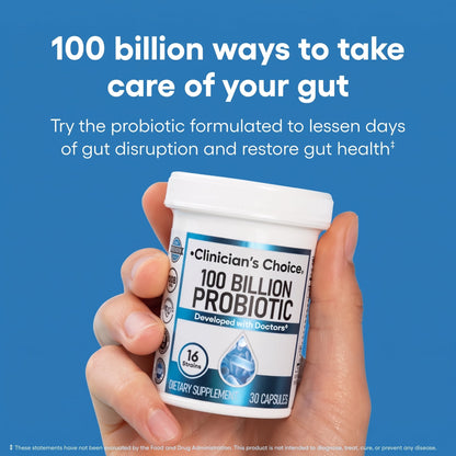 100 Billion Probiotic — Clinician's Choice