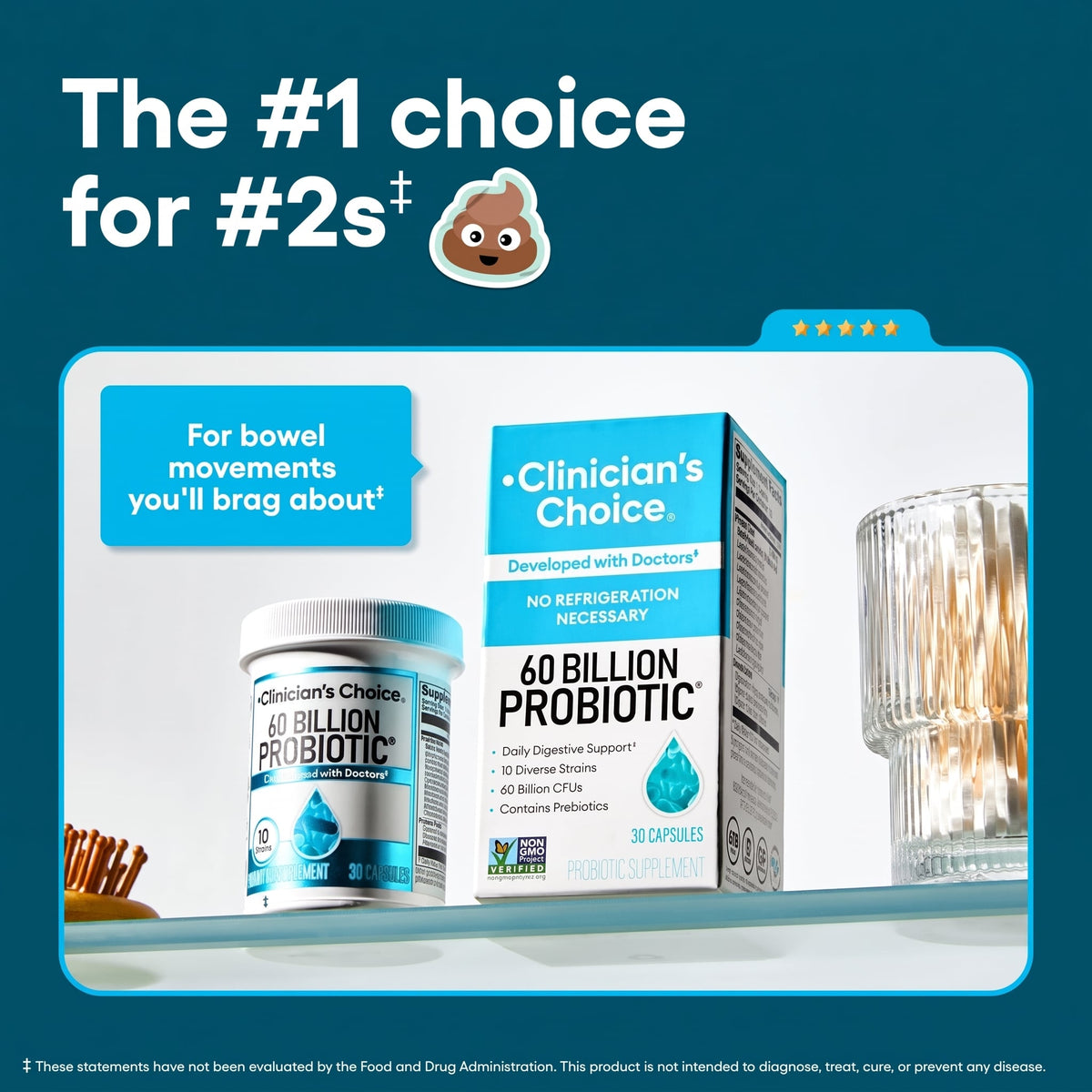 60 Billion Probiotic — Clinician's Choice