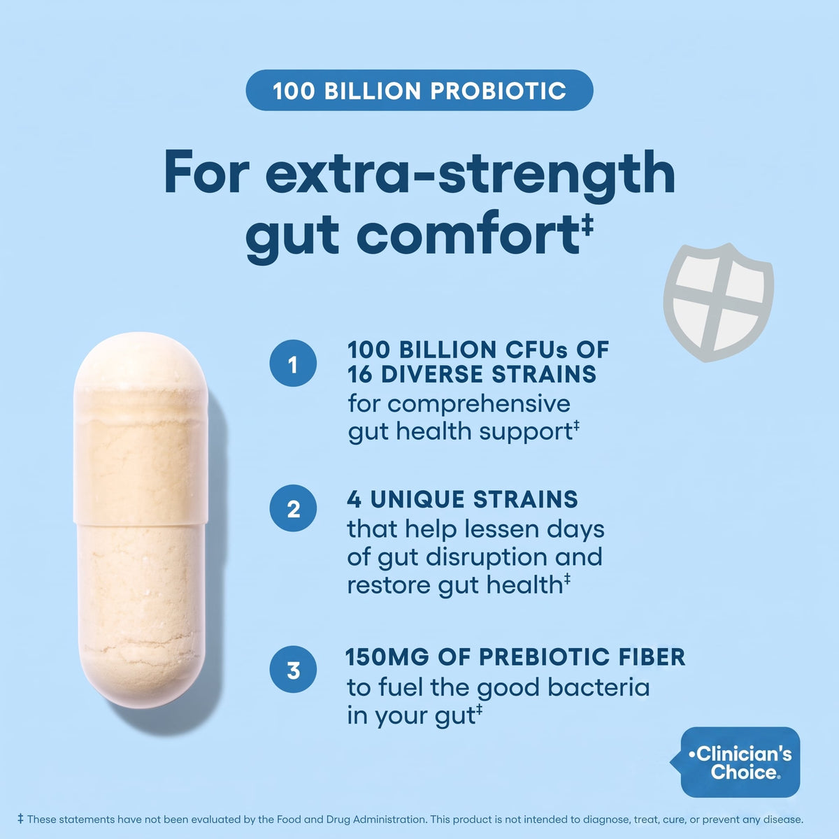 100 Billion Probiotic — Clinician's Choice