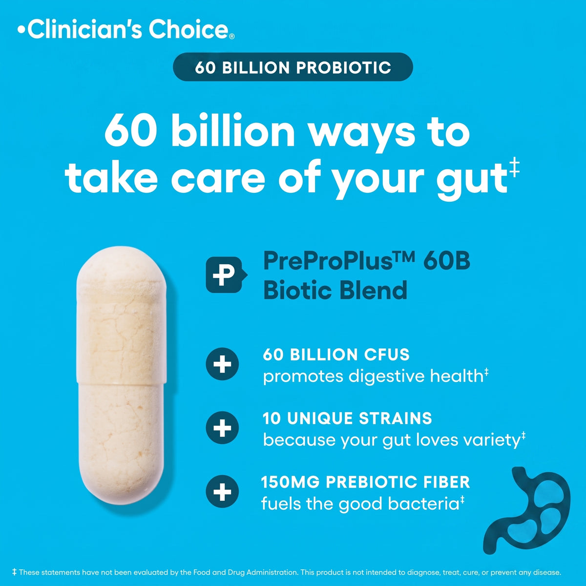 60 Billion Probiotic — Clinician's Choice