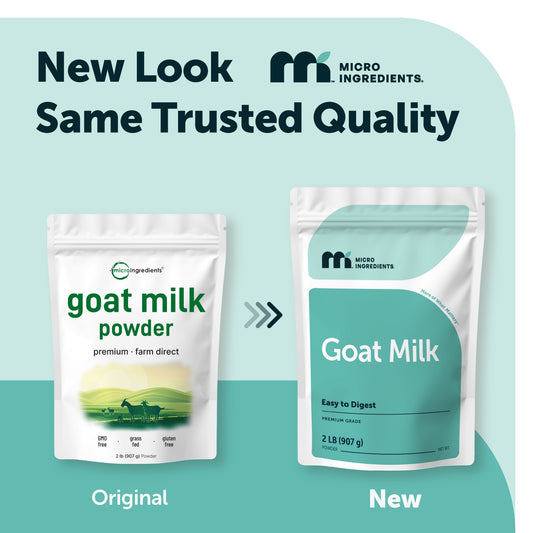 Micro Ingredients Goat Milk Powder, Rich in Protein, Calcium, & Probiotics