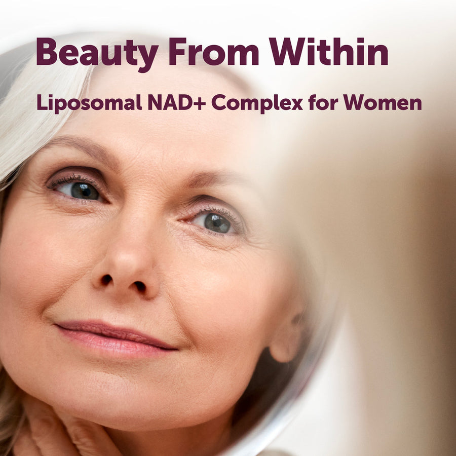 Micro Ingredients Liposomal NAD+ for Women Complex, 180 Veggie Capsules