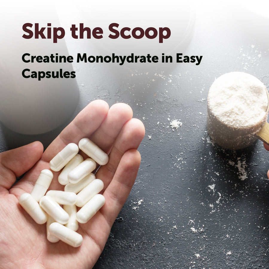 Micro Ingredients Creatine Monohydrate 5000mg Per Serving, 500 Capsules
