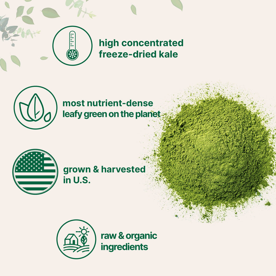 Micro Ingredients Organic Kale Powder, 2 Pounds