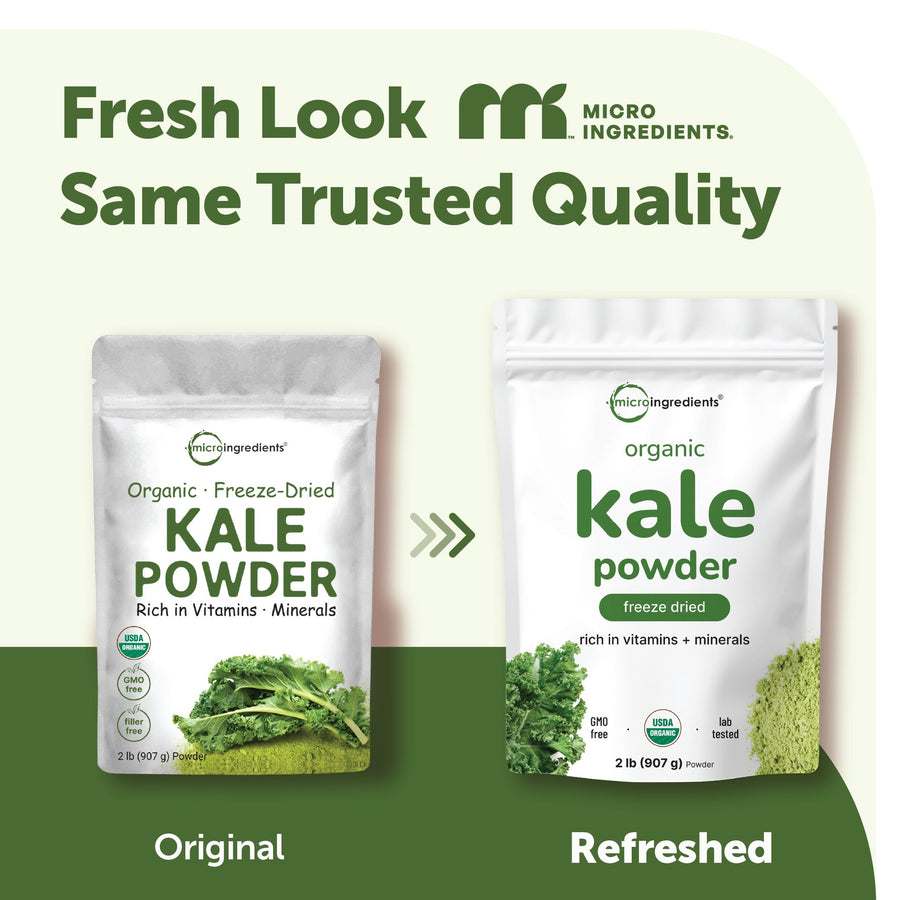 Micro Ingredients Organic Kale Powder, 2 Pounds