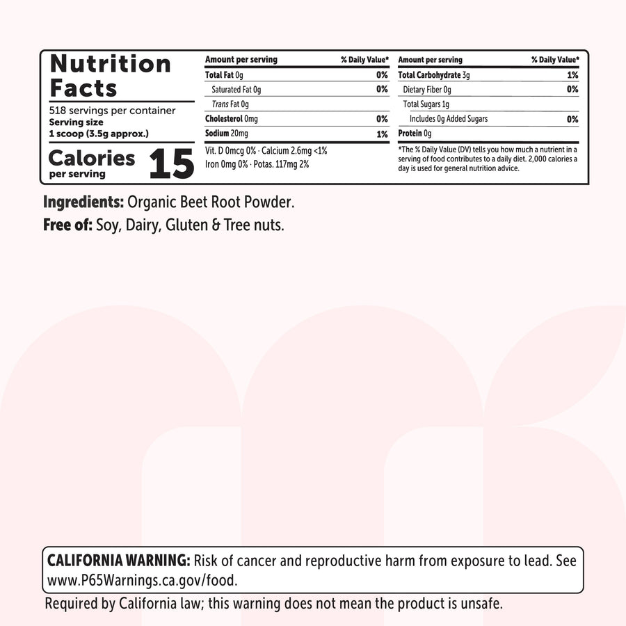 Micro Ingredients Organic Beet Root Powder-4lb